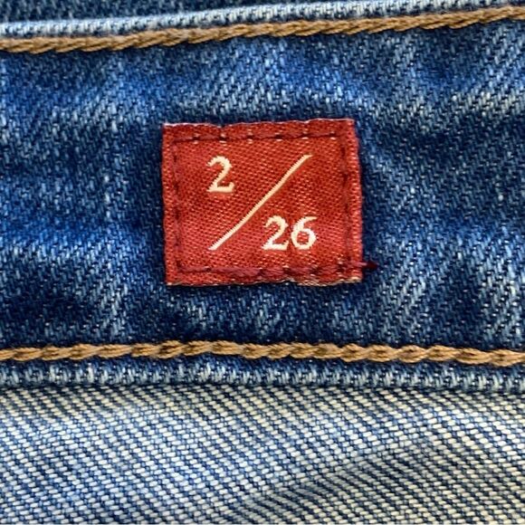 Lucky Brand Ava Skinny Floral Embroidered Distressed Jeans Size 2 - Picture 6 of 10